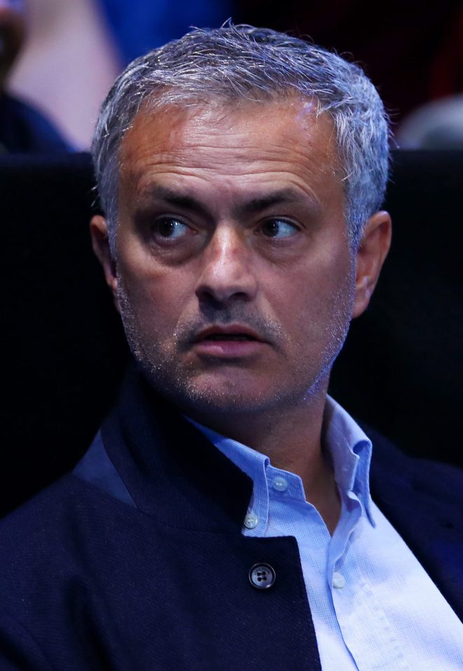 Jose Mourinho at the ATP World Tour Finals at the 02 Arena