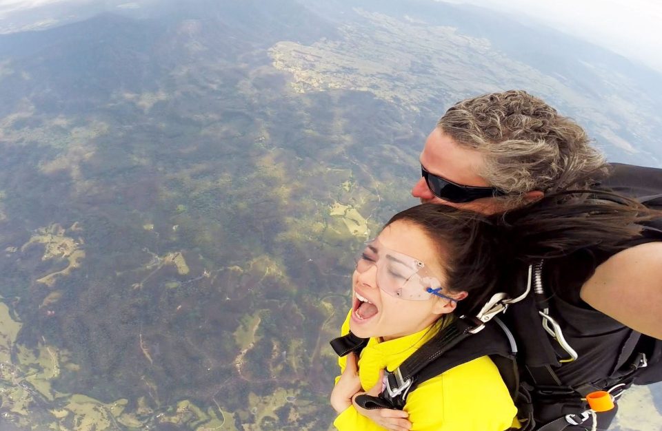 Sam Quek had to parachute into the camp