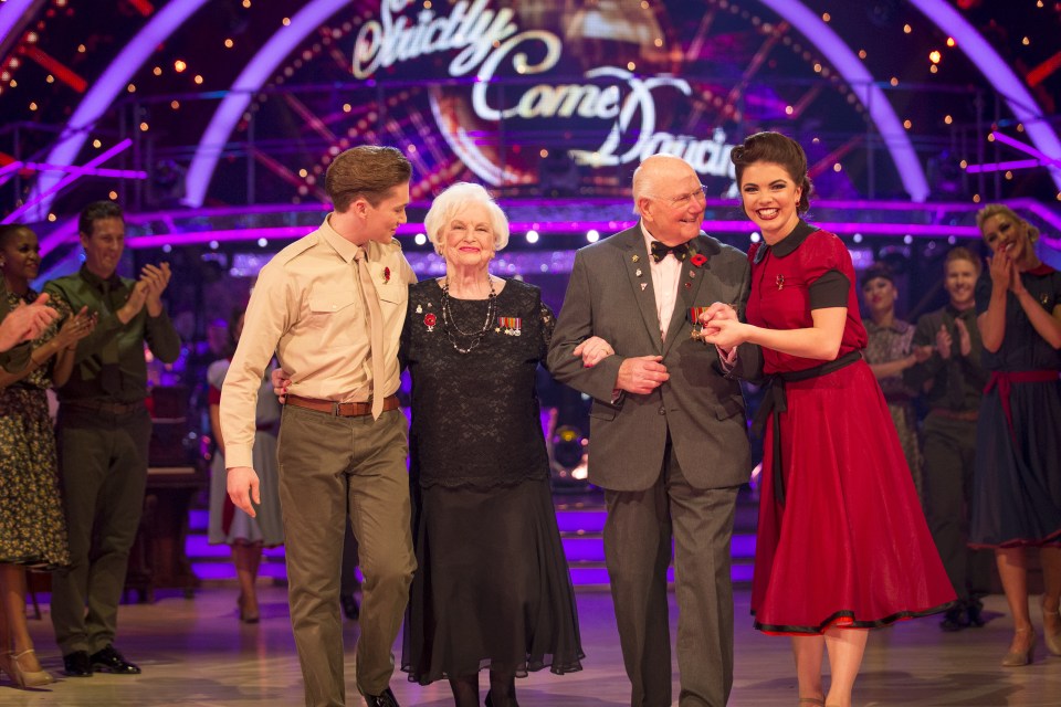 The routine was the show's way of paying tribute to Remembrance Sunday