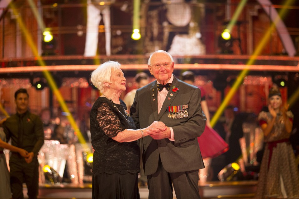 Basil and Madge took to the floor at the end of the routine, much to the audiences' delight