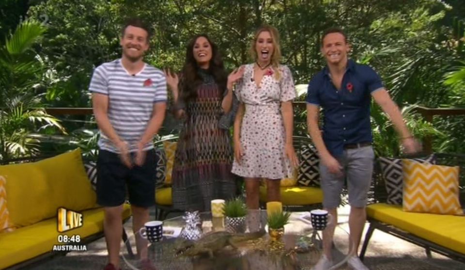 Vicky co-hosted the spin off show for the first time on Sunday night