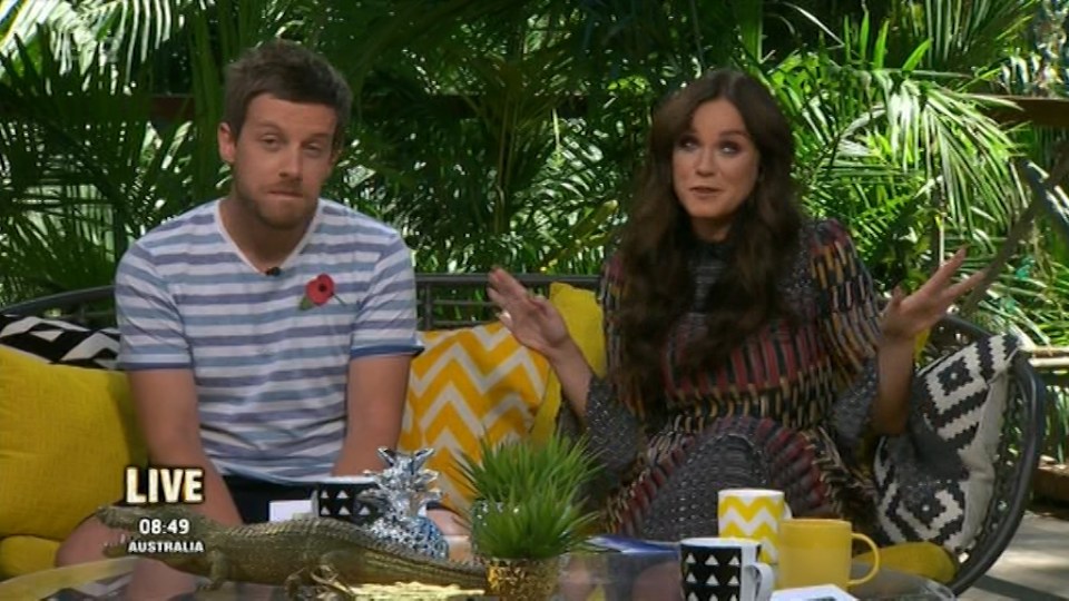 Vicky Pattison has been trolled on social media over her jaw while hosting I'm a Celebrity Extra Camp