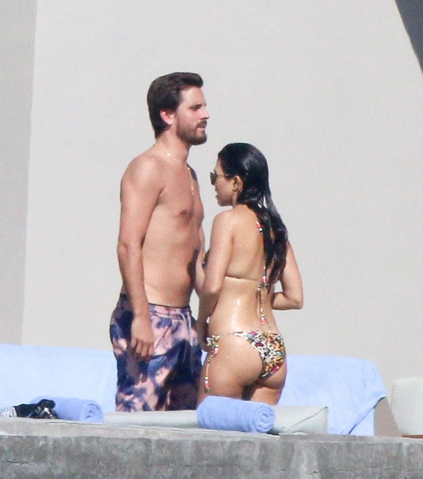 Scott and Kourtney looked close on their recent trip to Mexico 