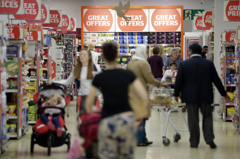 Retail Operations Inside A J Sainsbury Plc Supermarket Store