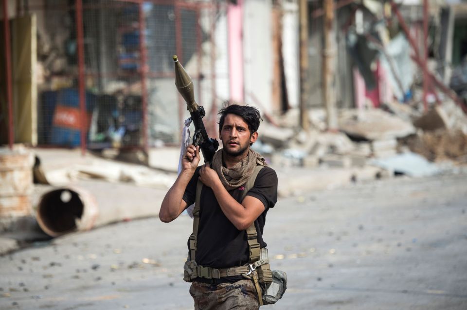 Iraqi and Kurdish forces are currently beating ISIS out of the country's third city of Mosul