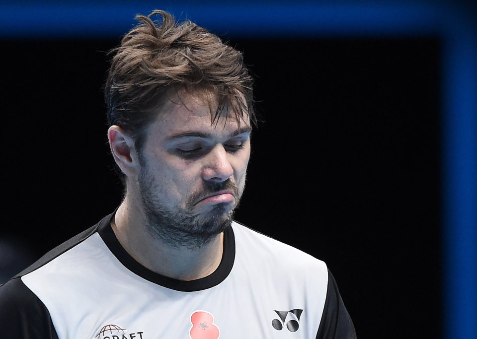 Wawrinka cannot hide his dismay at his performance and defeat in being dismantled by Nishikori