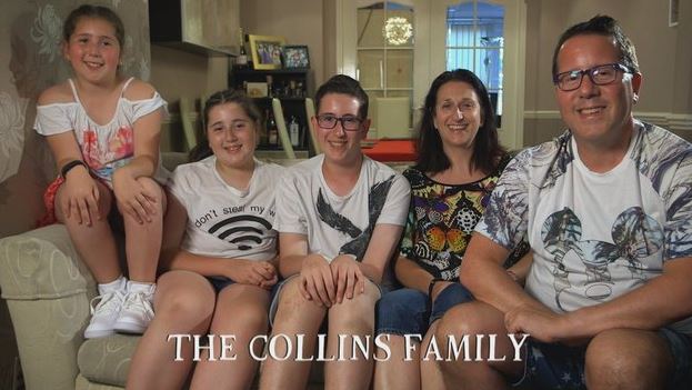  The Collins family are stunned to hear the calorie content of their regular Chinese takeaway