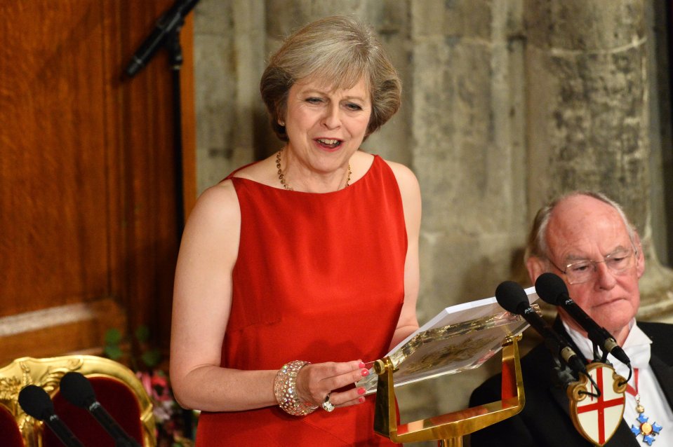  PM delivers speech in which she says she believes 'so passionately in business'