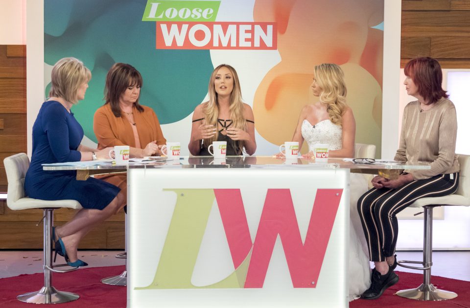  The Loose Women really quizzed Charlotte about her surgery choices