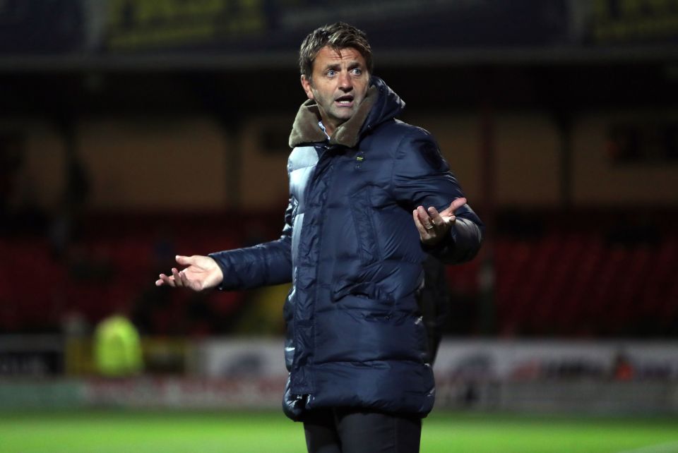 Tim Sherwood took on the managing duties for Swindon tonight - and his side lost 3-1 to non-League Eastleigh