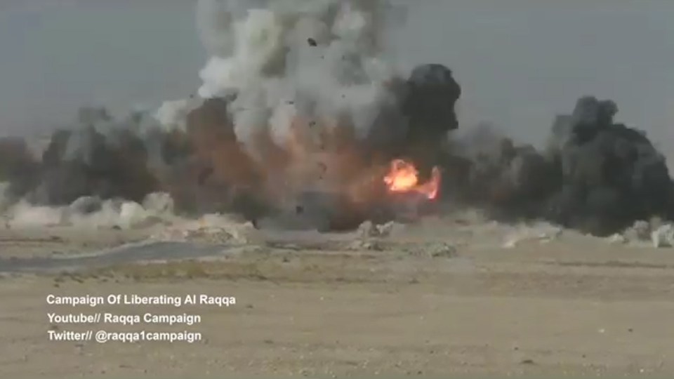  Kurdish forces had been trying to take out the oncoming motor in desperation but were saved when the French aircraft came to the rescue