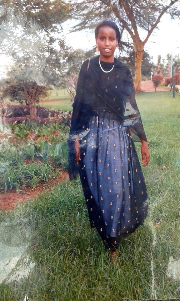 Hibo, at 18, when she fled Somalia to escape the country's civil war and its repressive culture