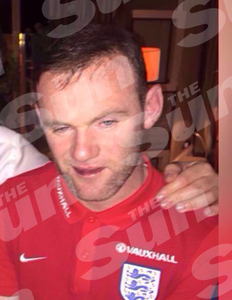 Rooney was red-eyed and hammered at 4am after gatecrashing a wedding