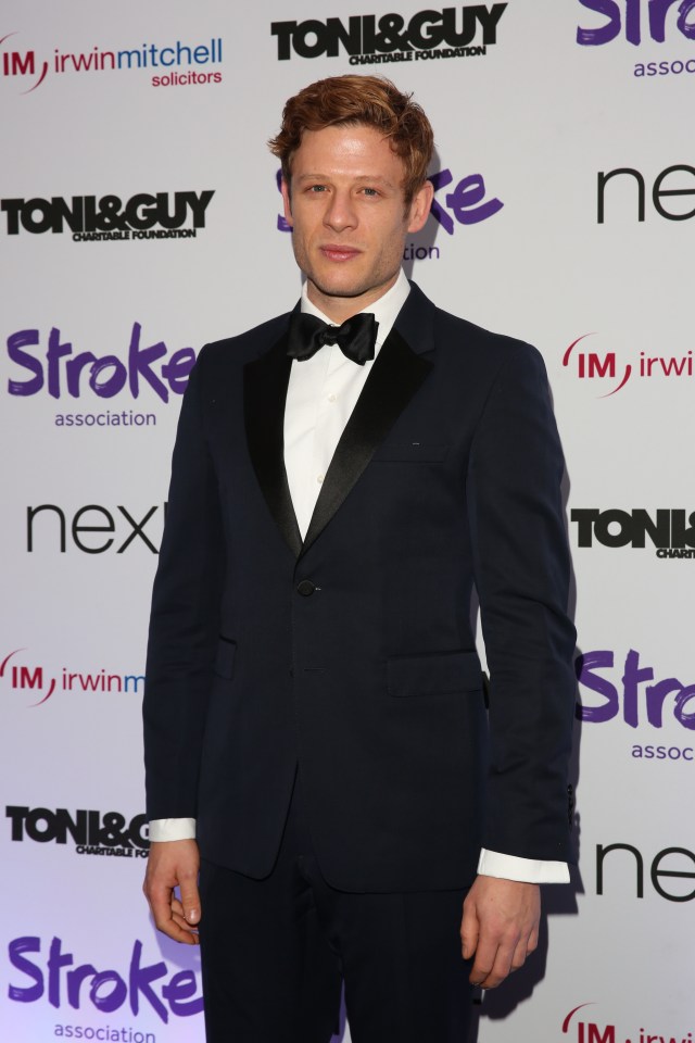 Also at Wednesday’s do was Happy Valley star James Norton