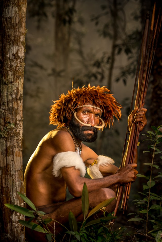 The Dani people of Western New Guinea, Indonesia, are one of the most isolated peoples in the world 