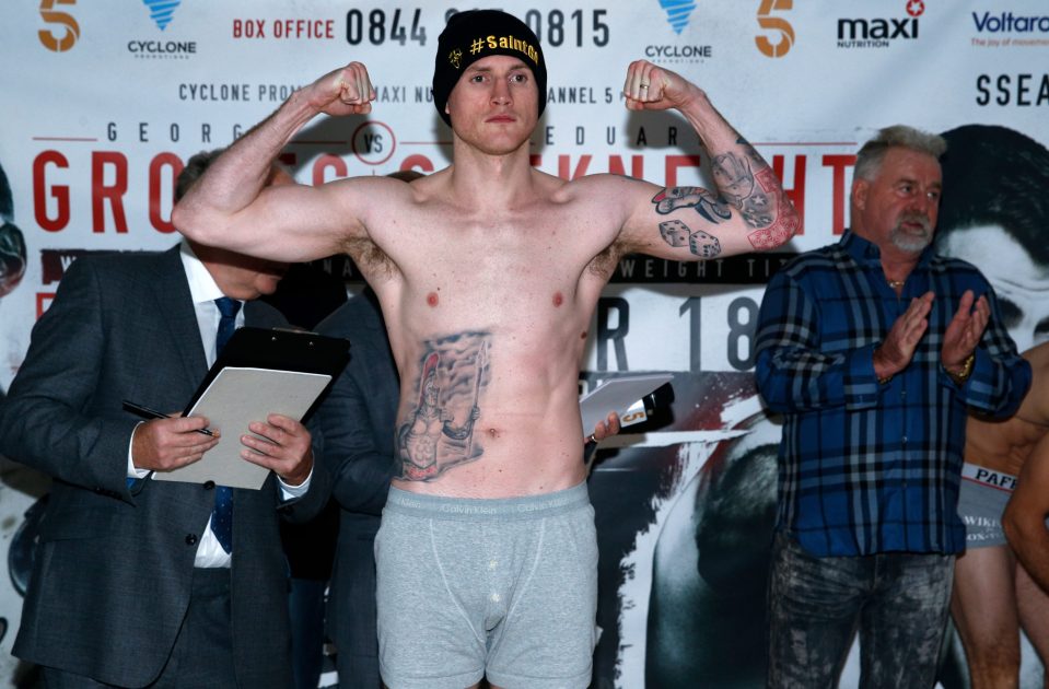  George Groves is determined to muscle in on another bid at winning a world title