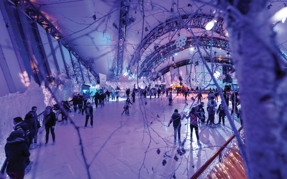  Ice rink at Eden Project