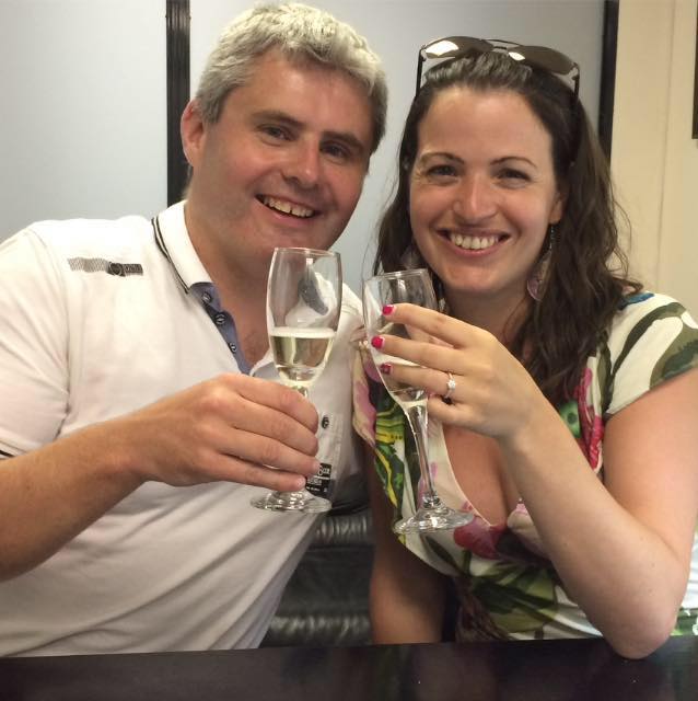  Barry Doherty and Majella Donoghue last picture together, toasting their engagement in South Africa.