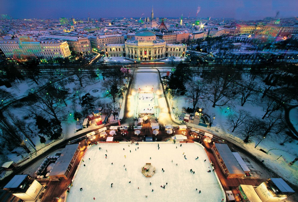  Vienna's Brand New Christmas Ice Rink