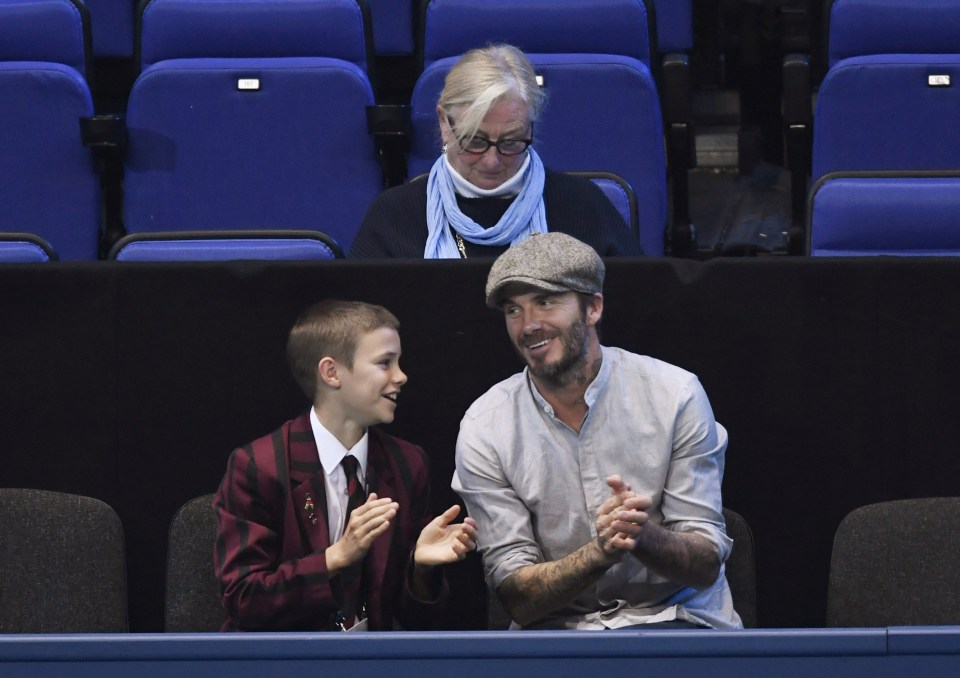 They cheered on the Scot at London's O2 Arena