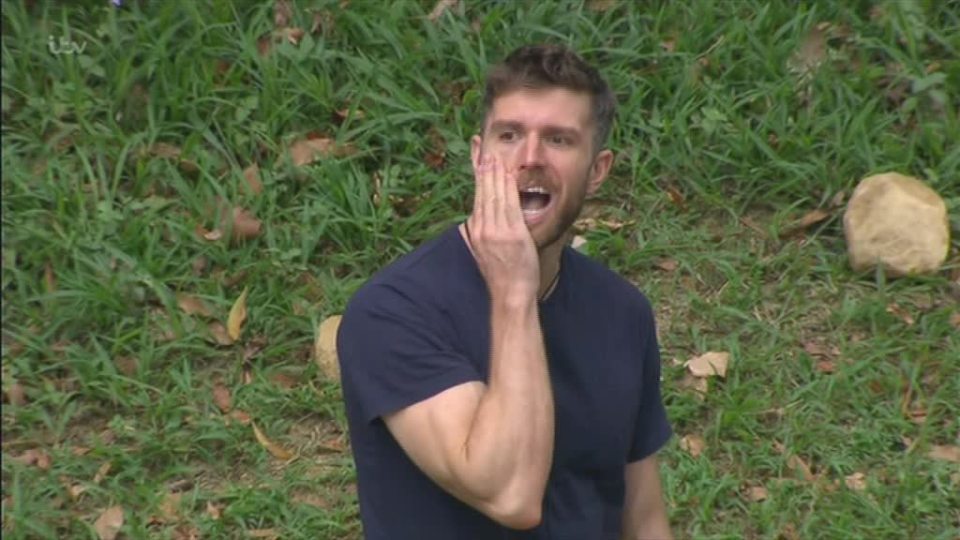 Joel Dommett looked anxious ahead of his latest I'm a Celebrity Bushtucker Trial