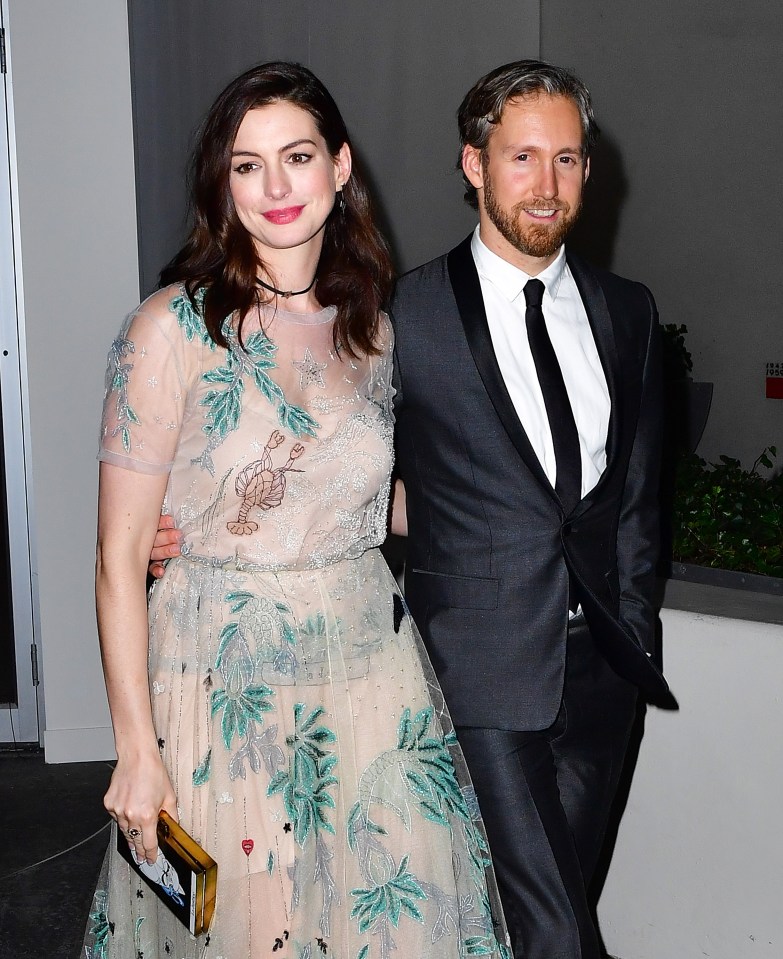 Anne Hathaway brought her husband Adam Shulman as her date