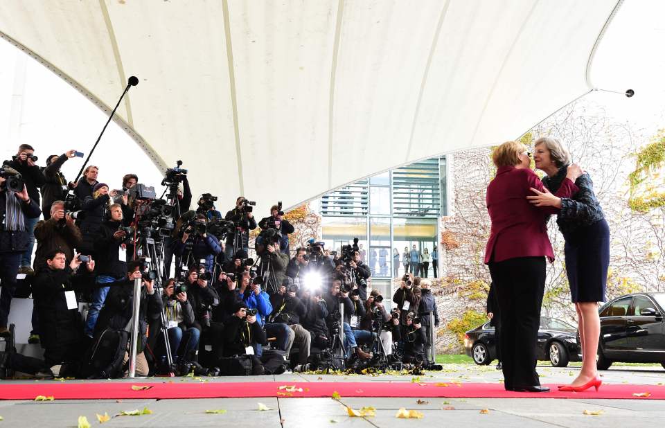  Theresa May will have a bi-lateral meeting with Angela Merkel today