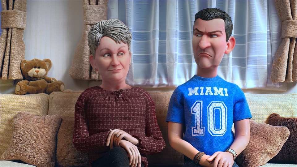 Jenny and Lee are the final amusing double-act to be included in the Christmassy advert