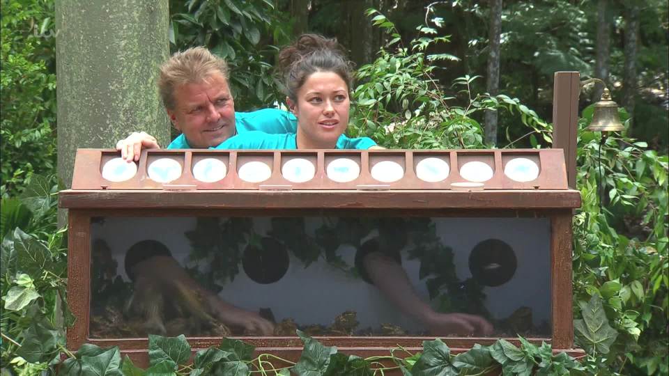  Martin Roberts got very close to Sam Quek during the task