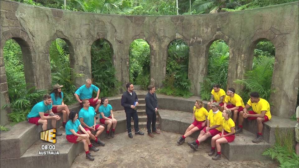  The teams went up against each other for a night in the jungle spa