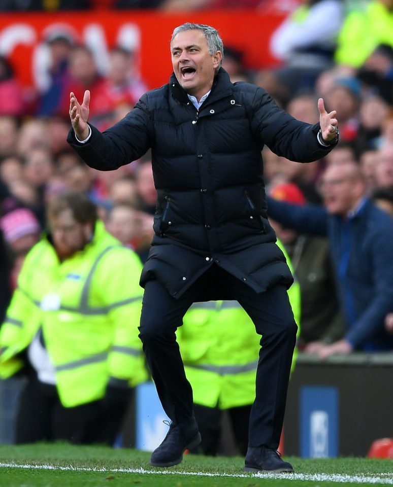  Jose Mourinho was furious after Andre Marriner refused to give United a penalty after Valencia took a tumble