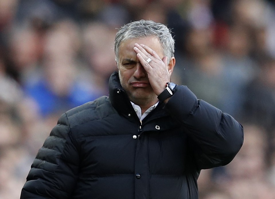  Mourinho could barely watch after Marriner failed to award the hosts a penalty