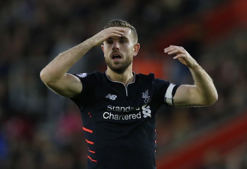  Jordan Henderson runs plenty on the pitch but was caught out in a strip club