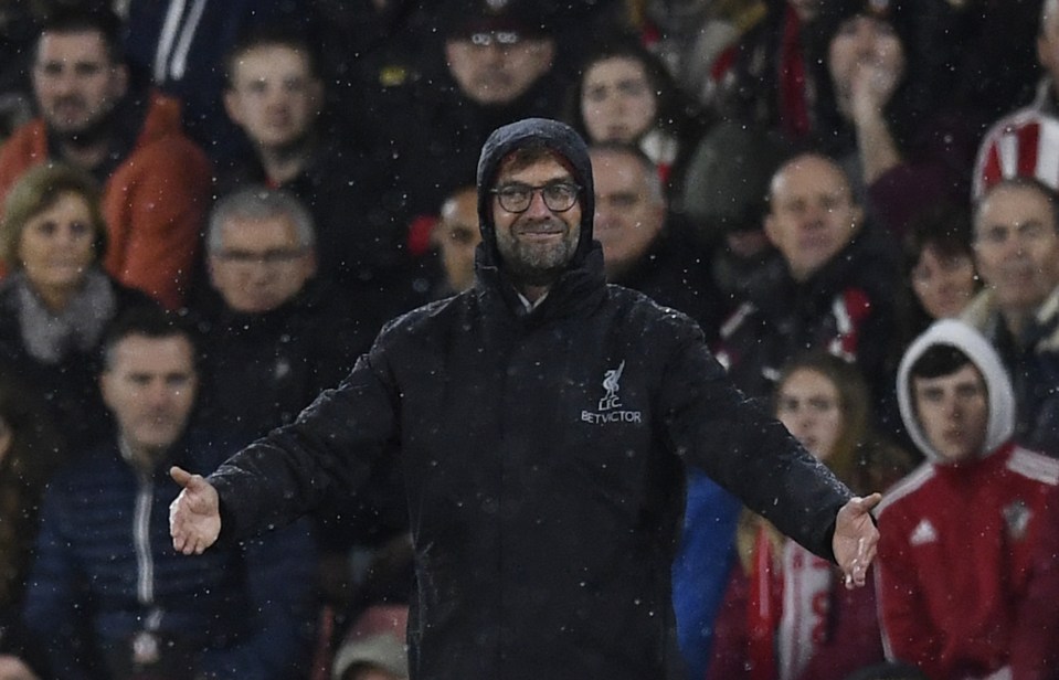  Liverpool and Southampton could be heard by Jurgen Klopp