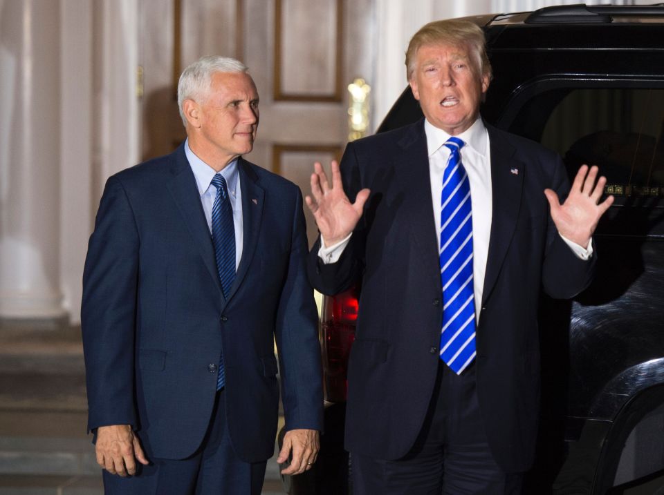  Trump with Vice President-Elect Mike Pence