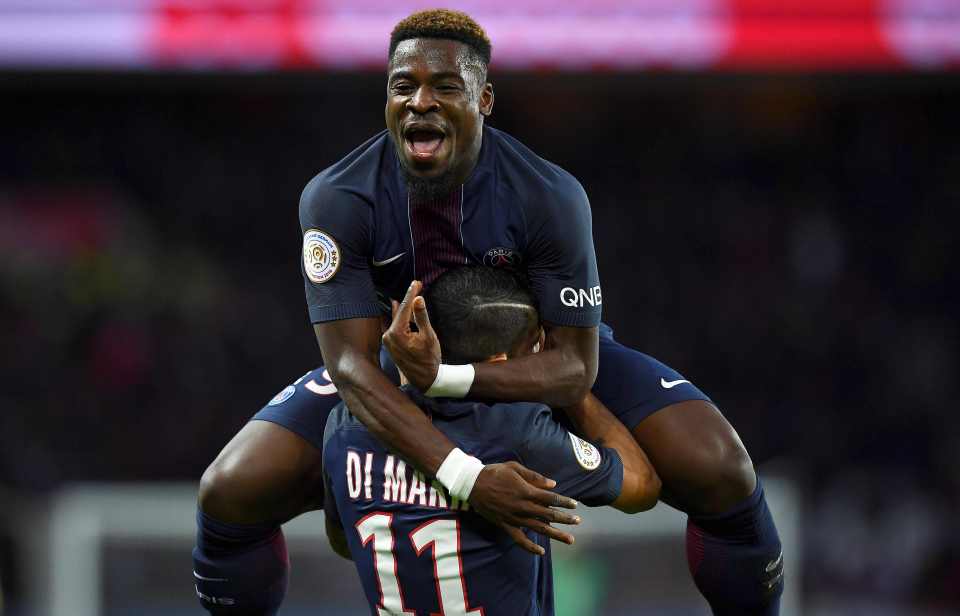  Serge Aurier has been told he cannot travel to the UK by the British government