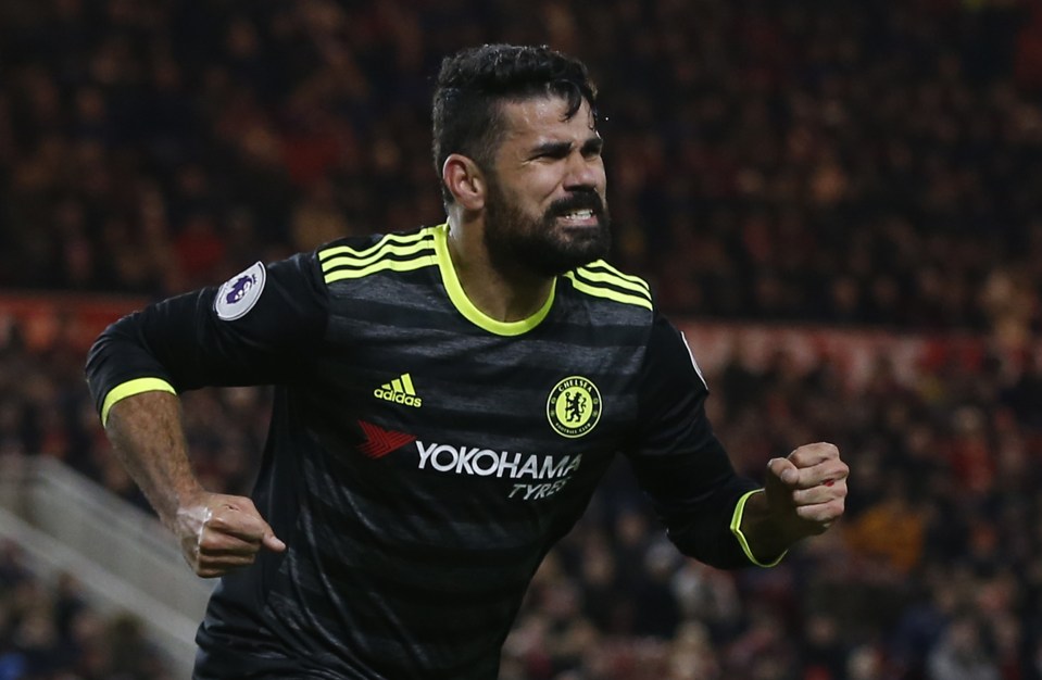 Chelsea striker Diego Costa has always had his game under control