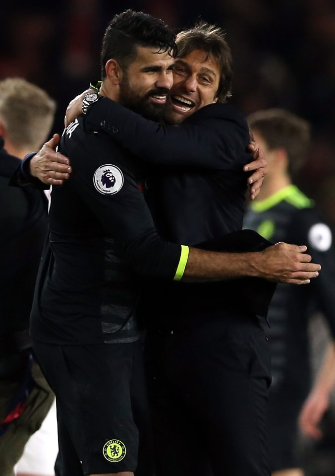  Conte and Costa have helped turned Chelsea around after last season's collapse