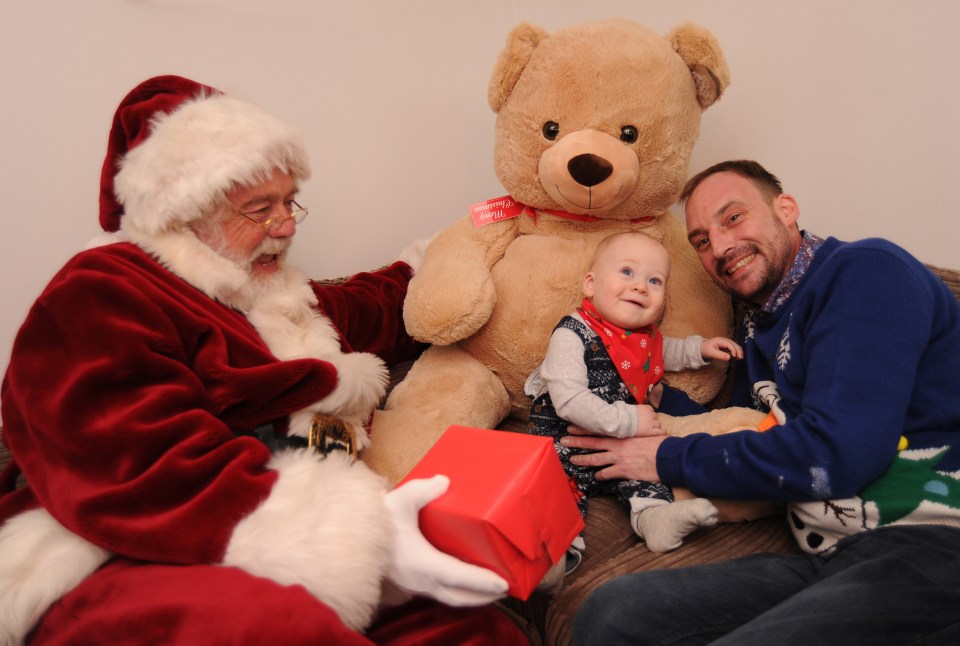  By all accounts Maxie was absolutely transfixed with his giant bear present