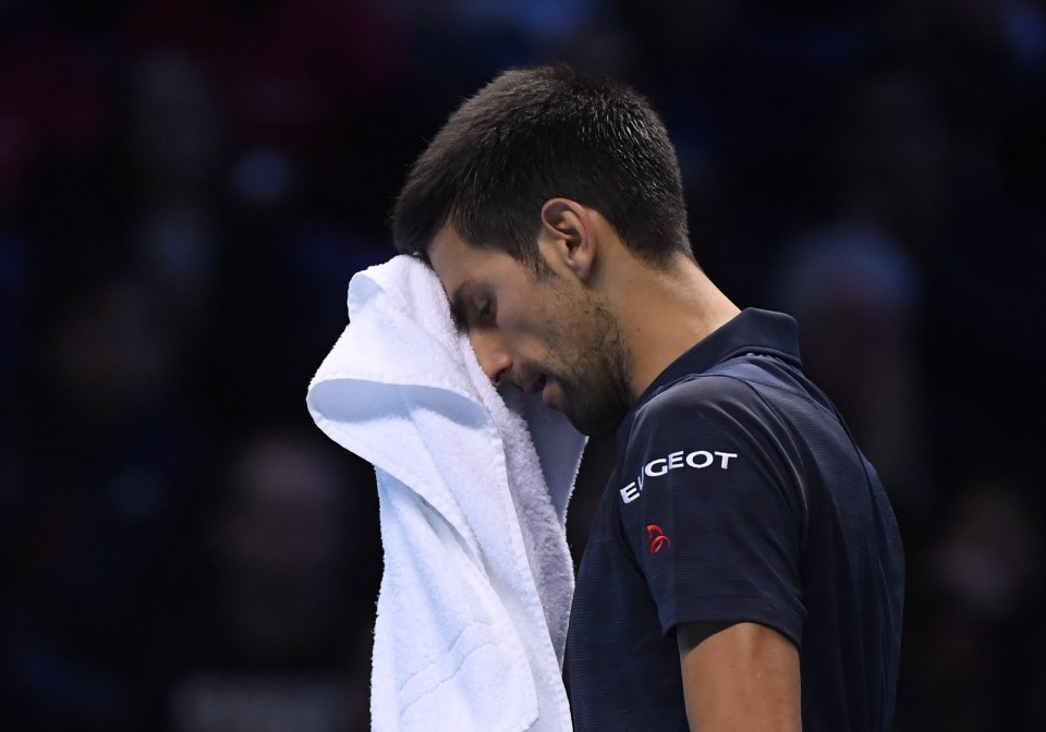 Djokovic picked up his game in the second set after a disappointing first, but he was well off his usual game