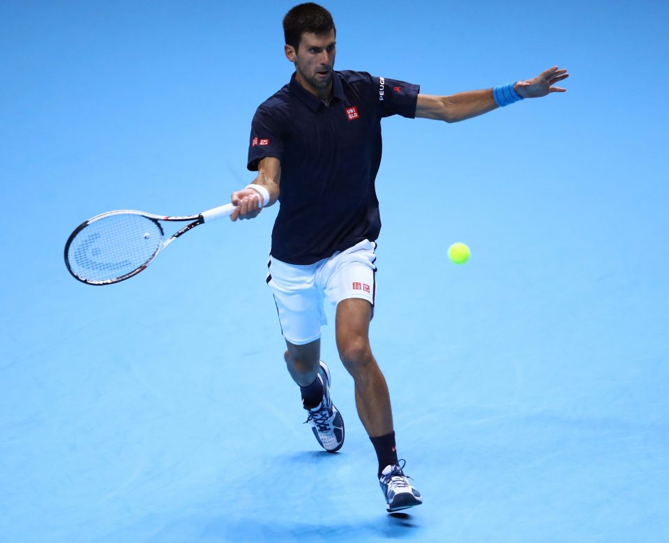 Djokovic will have to settle for world number two after losing in the final tournament of the tennis season