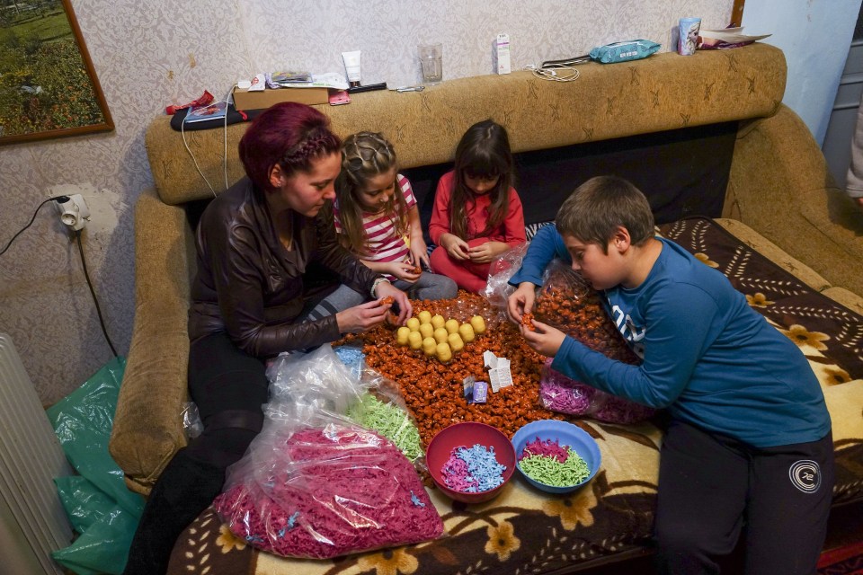 Poor families in Romania endure long hours and pitiful pay making toys for Kinder Eggs, The Sun can reveal