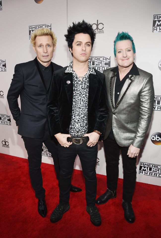 Greenday made the perfect team in wacky outfits