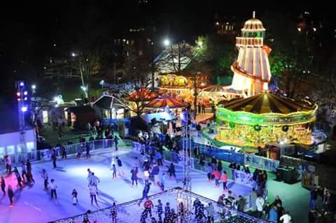 The image used to advertise the event was far from what Christmas festival-goers experienced