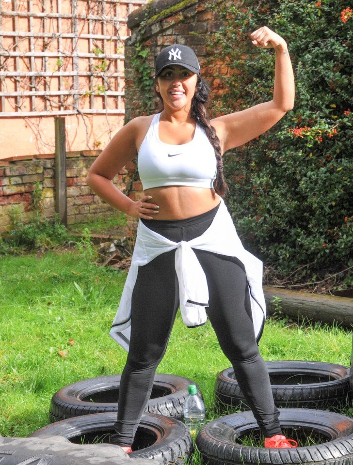  She embarked on a gruelling health and fitness makeover