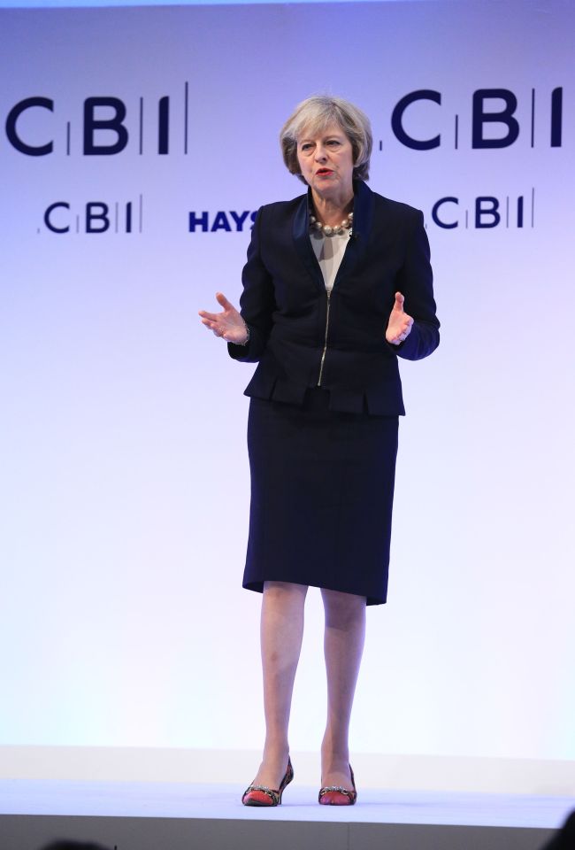  The PM addresses the Confederation of British Industry's annual conference in London