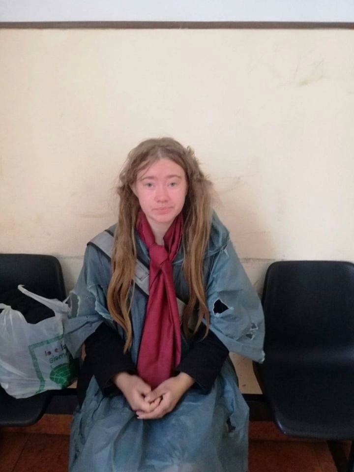 It is claimed she has been spotted living rough on the streets of Rome