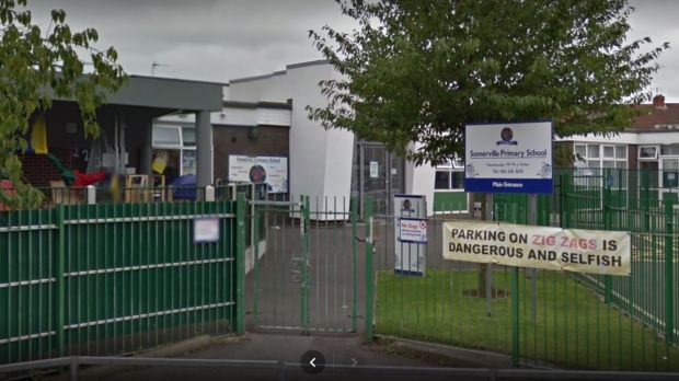 The Somerville Primary School has reportedly been locked down after a clown was spotted