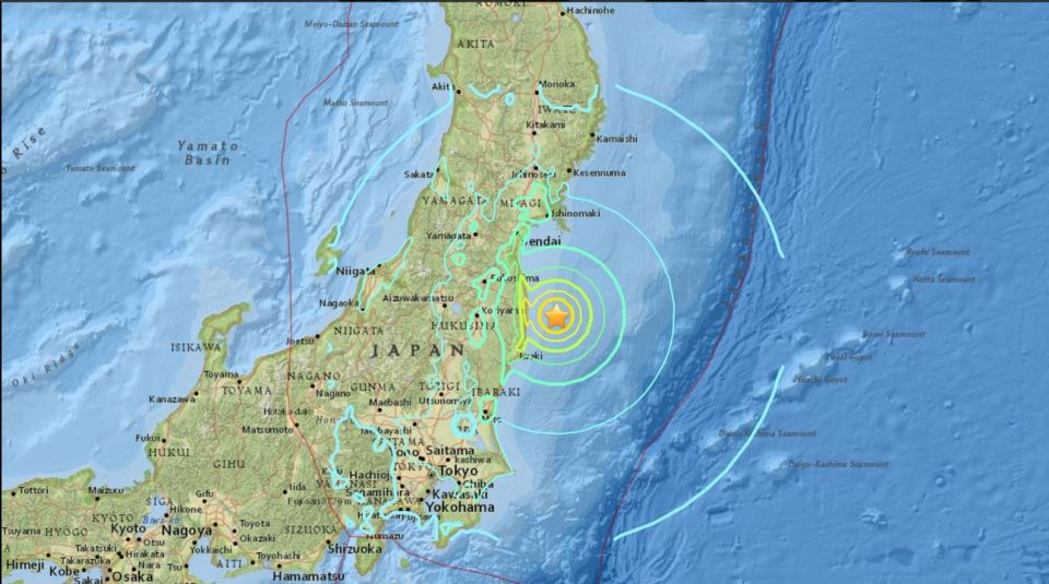 Japan on Tsunami alert