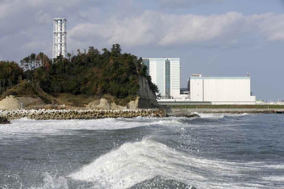 A devastating quake in 2011 caused a tsunami that left 11,000 dead. It badly damaged the Fukishina Nuclear facility (pictured). The plan was barely miles from the latest epicentre